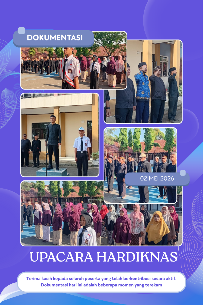 Upacara Peringatan Hari Pendidikan Nasional 02 Mei 2026 SMKN 1 Palasah
