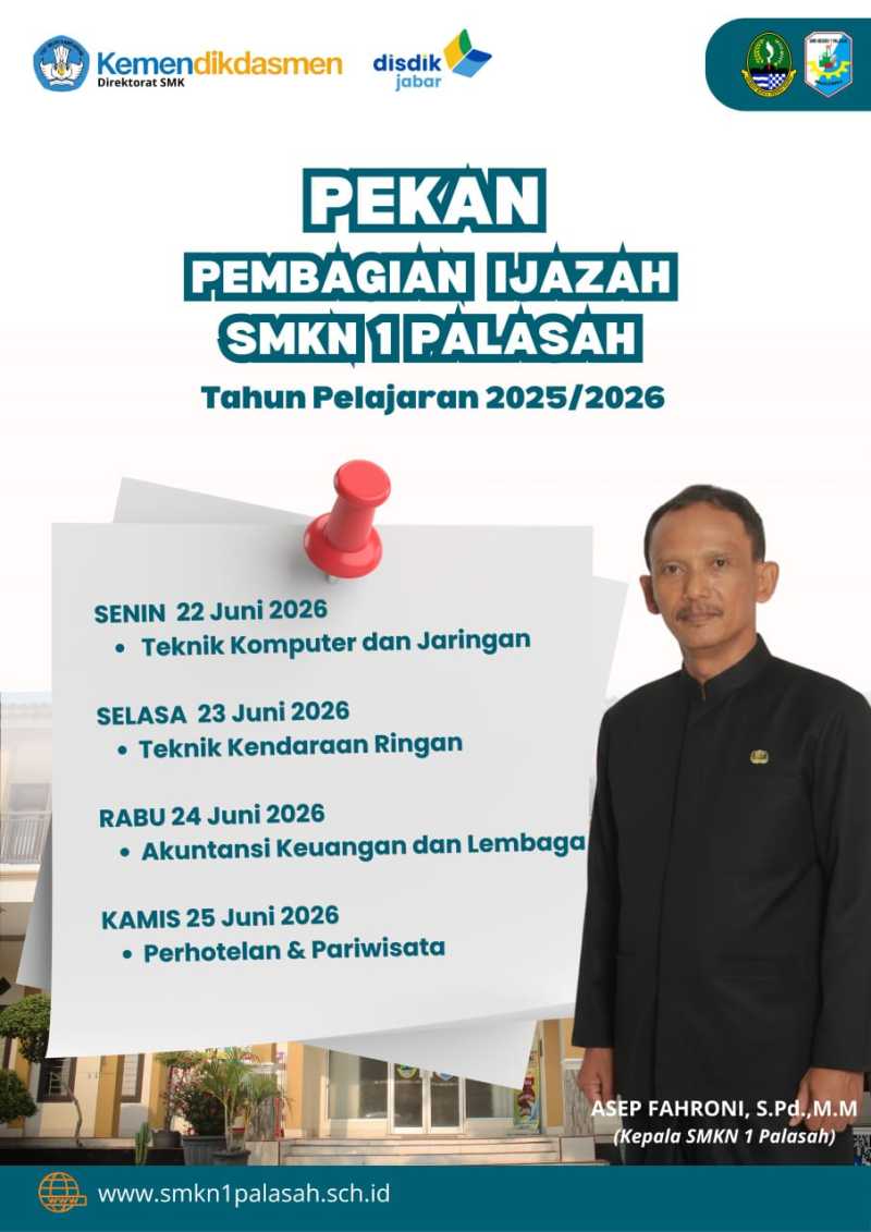 Informasi Pembagian Ijazah SMKN 1 Palasah