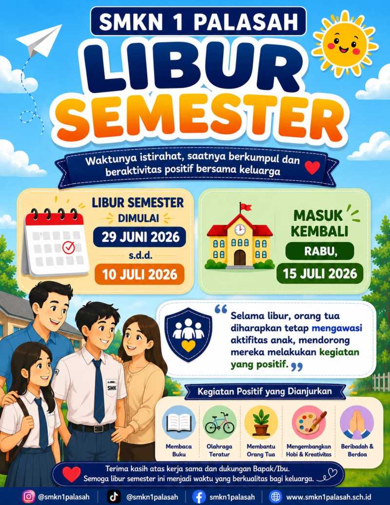 Informasi libur sekolah SMKN 1 Palasah